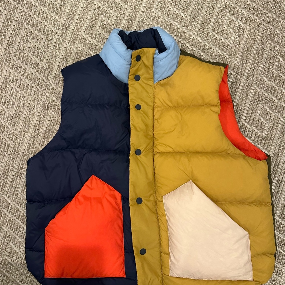 Colorblock Puffer Vest
